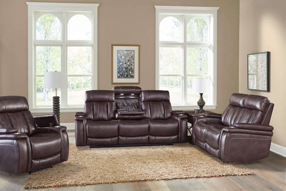 Parker House - Royce - Fantom Brown Power Reclining Sofa Loveseat and Recliner - MROY-321PH-FNB view 3