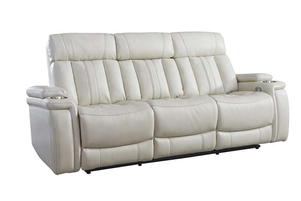 Parker House - Royce - Fantom Ivory Power Drop Down Console Sofa - MROY#832PH-FNI view 1