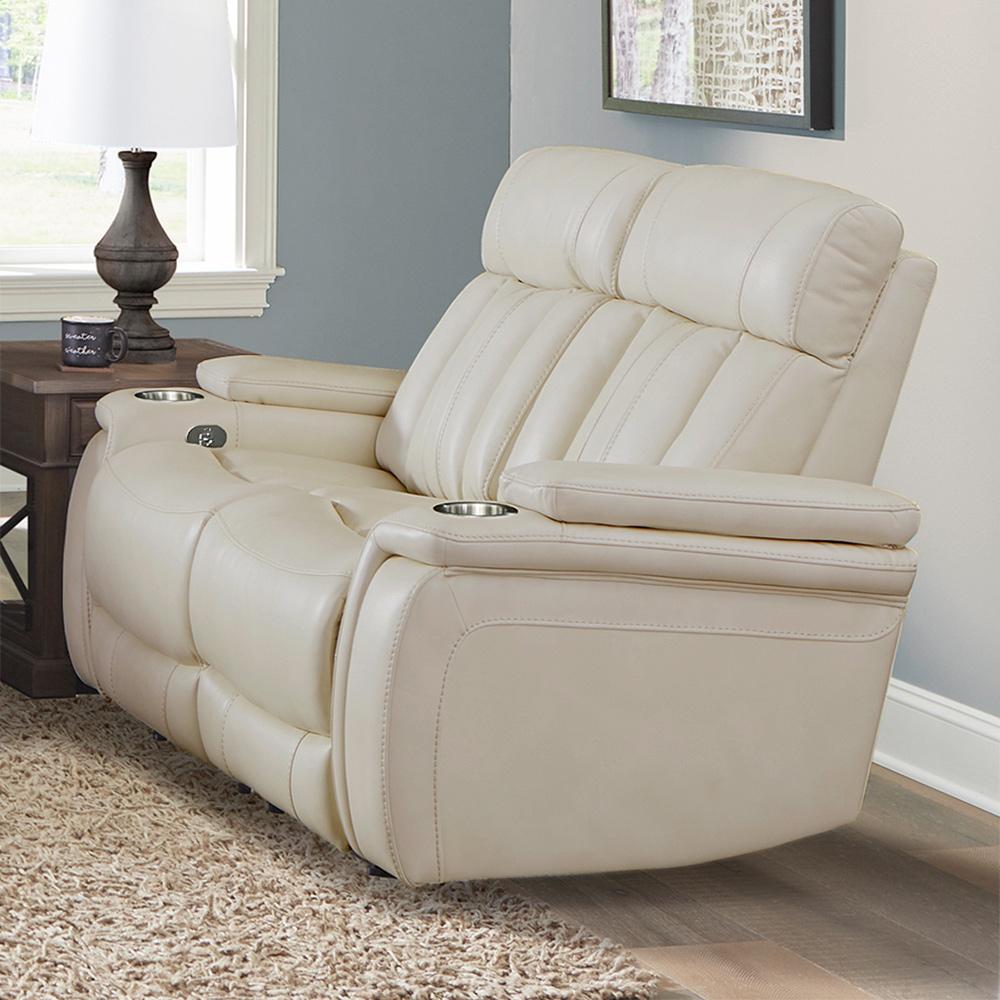 Parker House - Royce - Fantom Ivory Power Reclining Sofa and Loveseat - MROY-32PH-FNI view 2