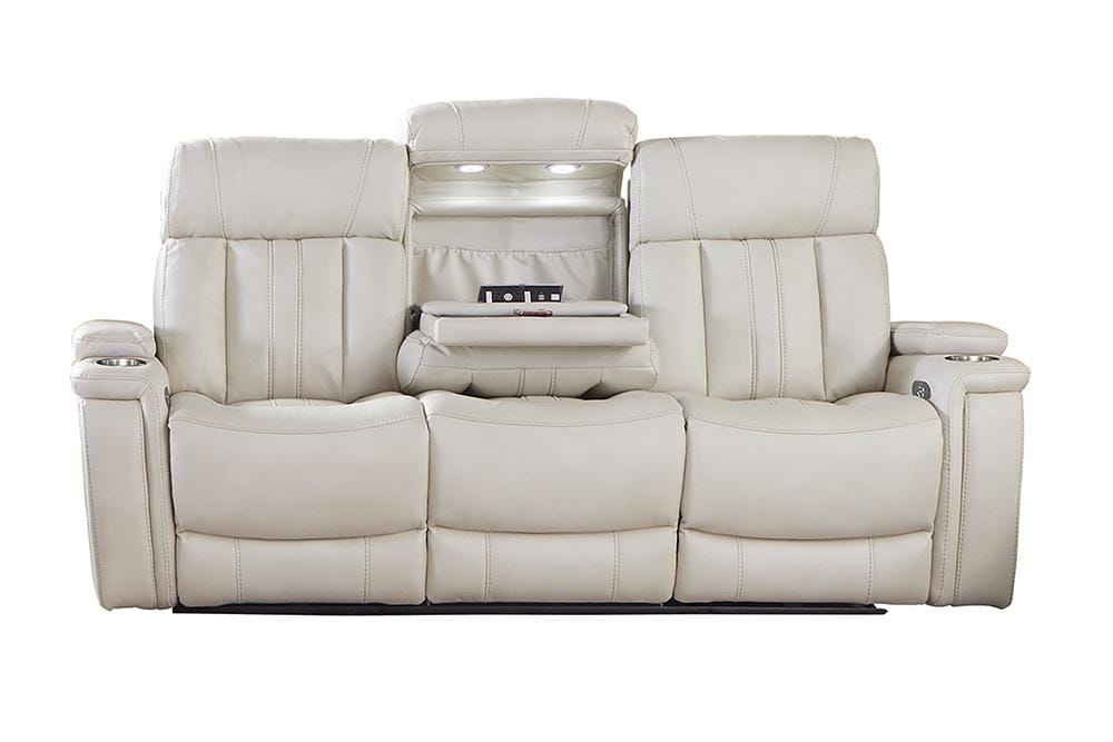 Parker House - Royce - Fantom Ivory Power Reclining Sofa and Loveseat - MROY-32PH-FNI view 5
