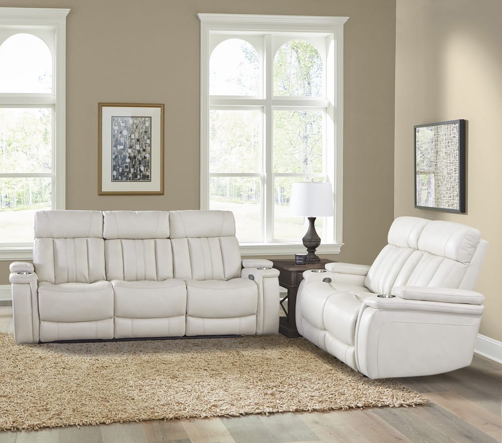 Parker House - Royce - Fantom Ivory Power Reclining Sofa and Loveseat - MROY-32PH-FNI view 10