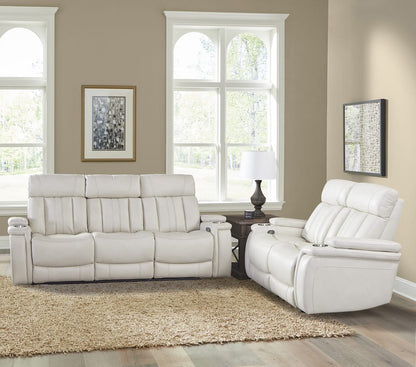 Parker House - Royce - Fantom Ivory Power Reclining Sofa and Loveseat - MROY-32PH-FNI view 10