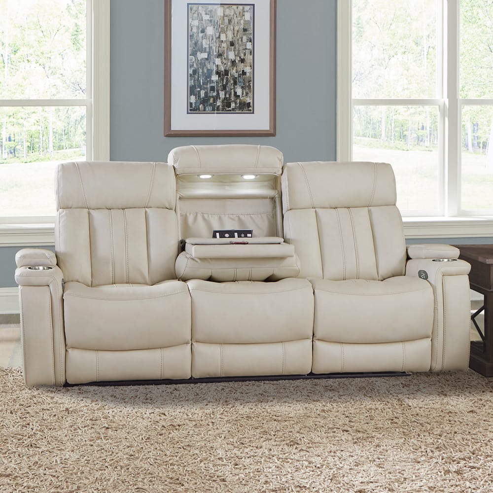 Parker House - Royce - Fantom Ivory Power Reclining Sofa and Loveseat - MROY-32PH-FNI view 12