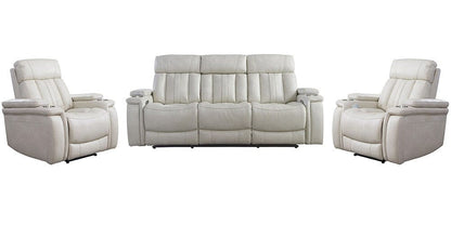Parker House - Royce - Fantom Ivory Power Reclining Sofa and Two Recliners - MROY-311PH-FNI view 1