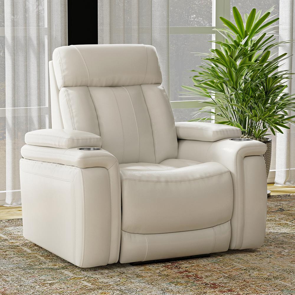 Parker House - Royce - Fantom Ivory Power Reclining Sofa and Two Recliners - MROY-311PH-FNI view 4