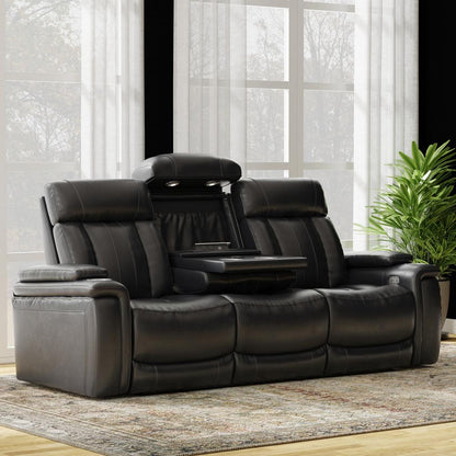 Parker House - Royce - Midnight Power Drop Down Console Sofa - MROY#832PH-MID_CLOSEOUT view 2