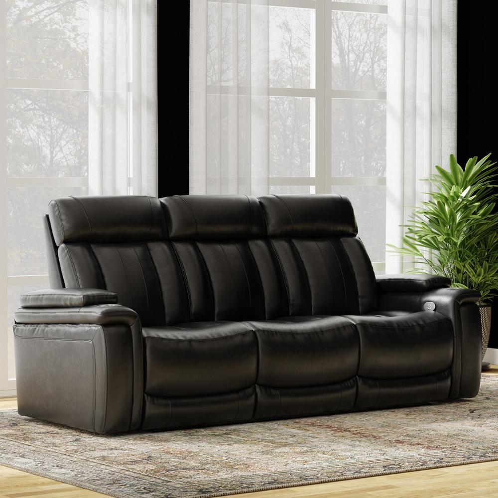 Parker House - Royce - Midnight Power Drop Down Console Sofa - MROY#832PH-MID_CLOSEOUT view 4