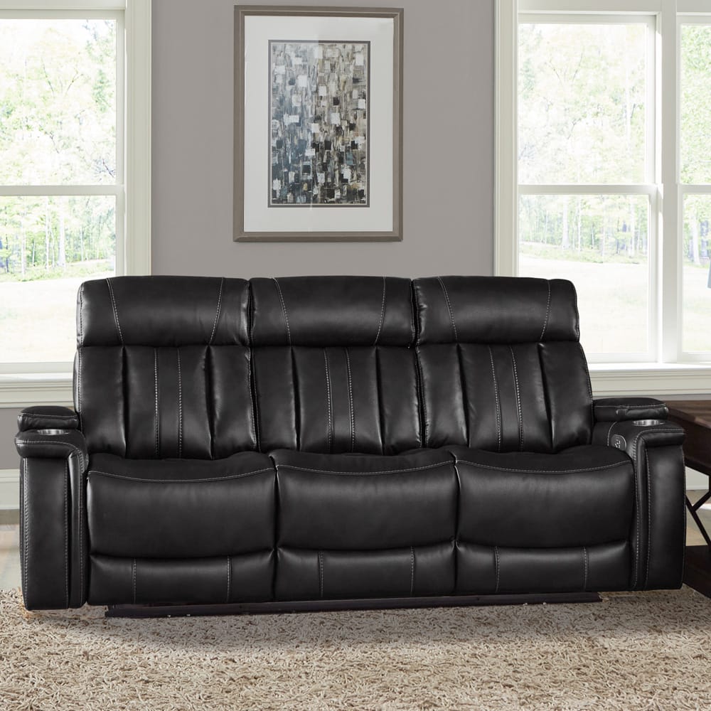 Parker House - Royce - Midnight Power Drop Down Console Sofa - MROY#832PH-MID_CLOSEOUT view 6