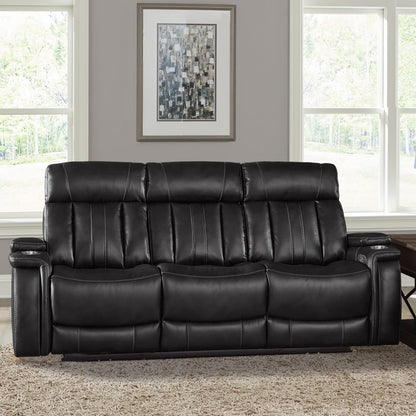 Parker House - Royce - Midnight Power Drop Down Console Sofa - MROY#832PH-MID_CLOSEOUT view 6