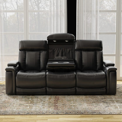 Parker House - Royce - Midnight Power Drop Down Console Sofa - MROY#832PH-MID_CLOSEOUT view 7