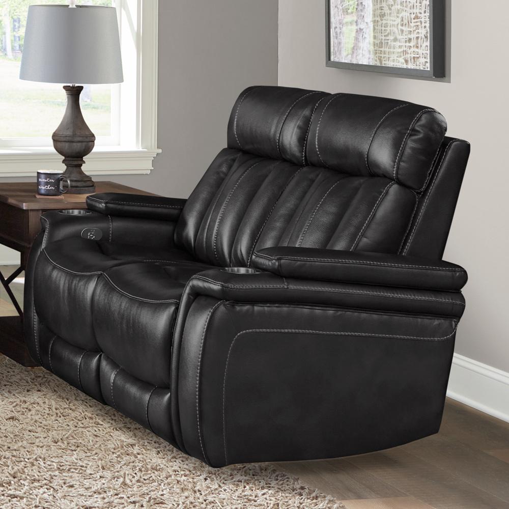 Parker House - Royce - Midnight Power Loveseat - MROY#822PH-MID view 2