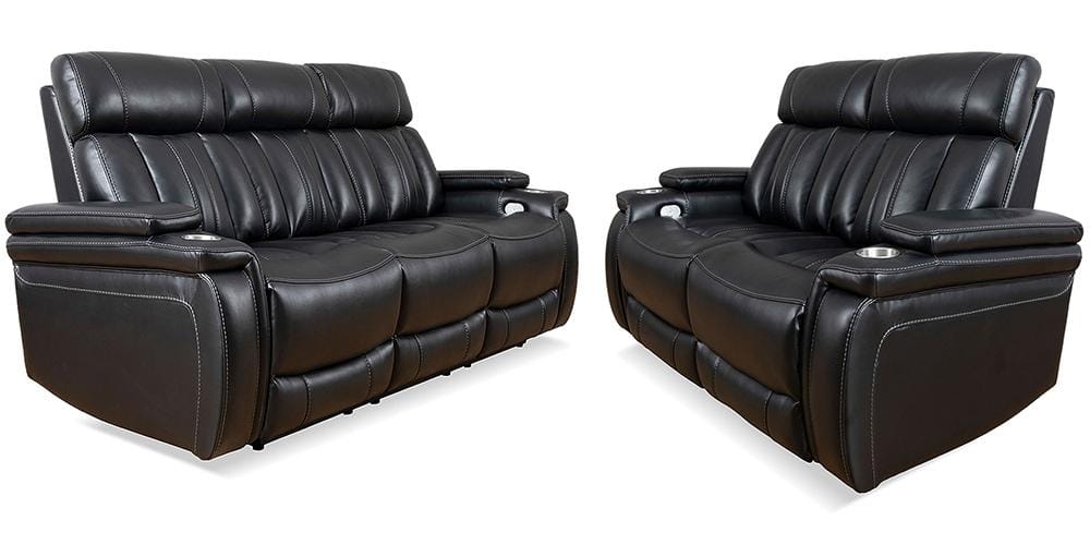 Parker House - Royce - Midnight Power Reclining Sofa and Loveseat - MROY-32PH-MID view 1