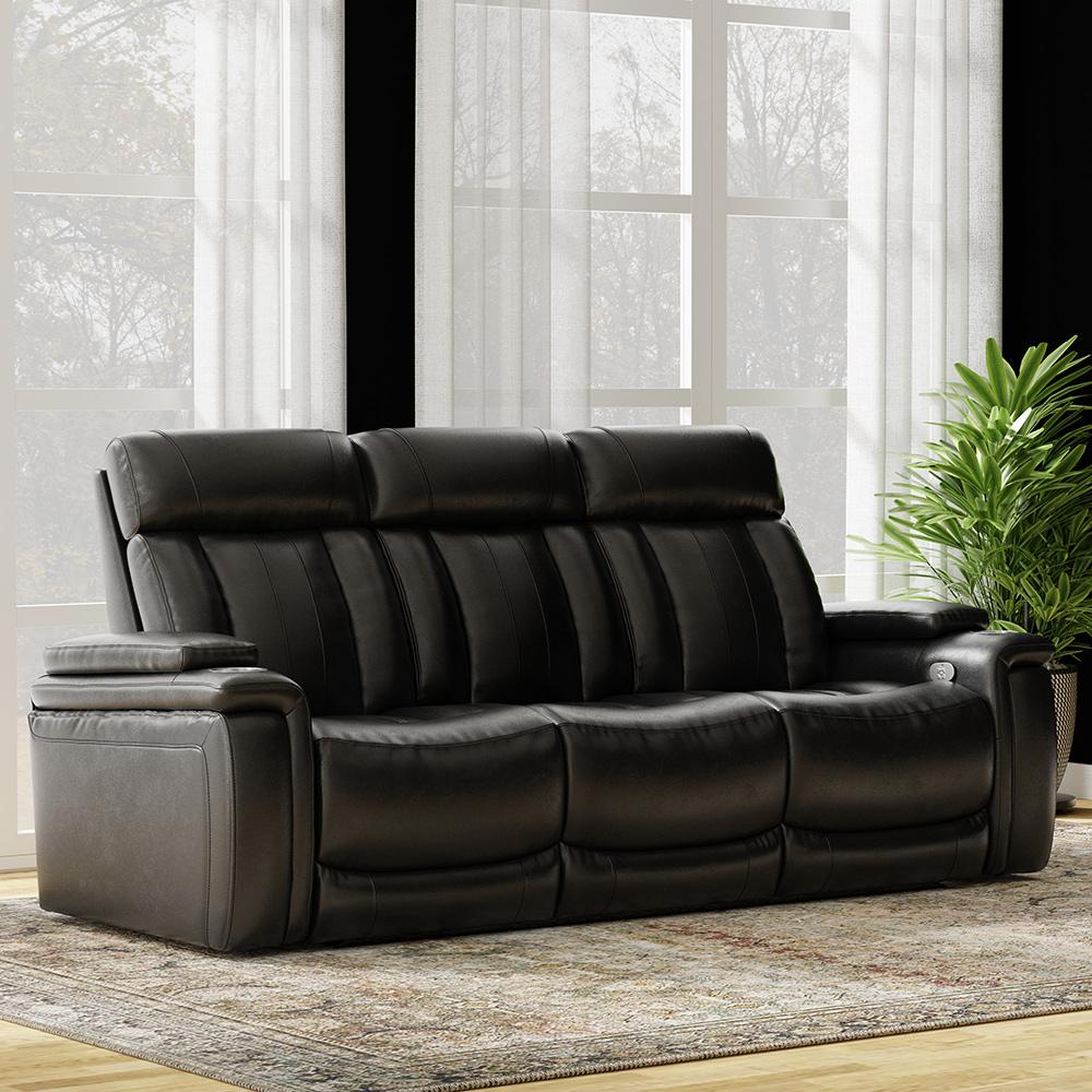 Parker House - Royce - Midnight Power Reclining Sofa and Loveseat - MROY-32PH-MID view 2
