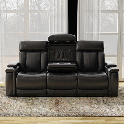 Parker House - Royce - Midnight Power Reclining Sofa and Loveseat - MROY-32PH-MID view 5