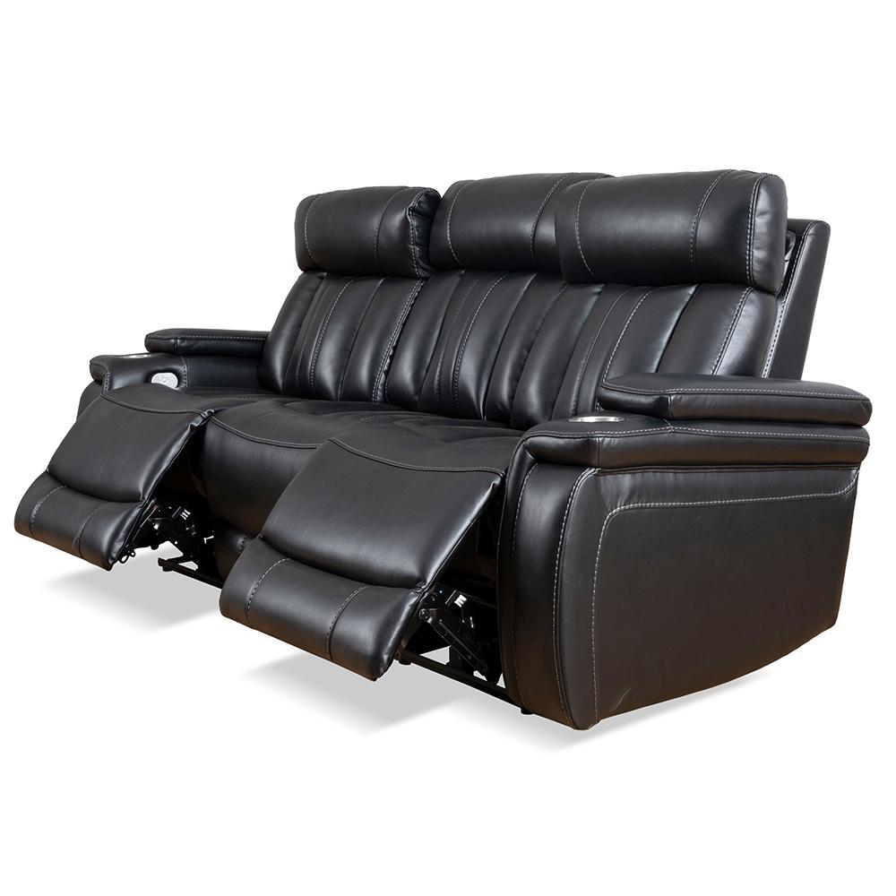 Parker House - Royce - Midnight Power Reclining Sofa and Loveseat - MROY-32PH-MID view 8