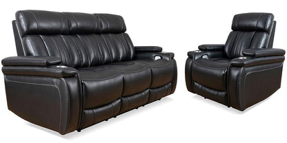 Parker House - Royce - Midnight Power Reclining Sofa and Recliner - MROY-31PH-MID view 1