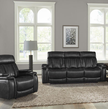 Parker House - Royce - Midnight Power Reclining Sofa and Recliner - MROY-31PH-MID view 2