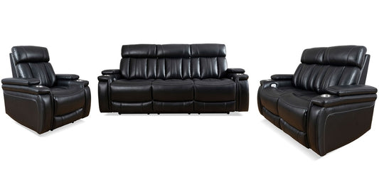 Parker House - Royce - Midnight Power Reclining Sofa Loveseat and Recliner - MROY-321PH-MID view 1