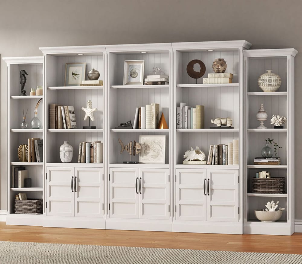 Parker House - Shoreham - Effortless White 24 in. Bookcase - SHO#424-EFW view 7