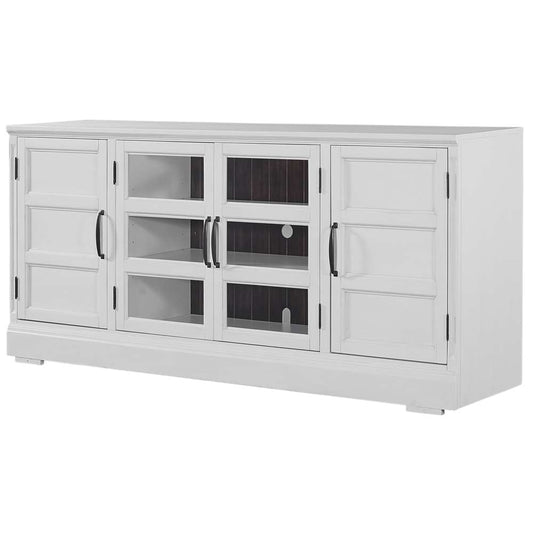 Parker House - Shoreham - Effortless White 76 in. TV Console - SHO#412-EFW view 2