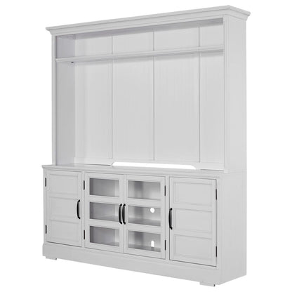 Parker House - Shoreham - Effortless White 76 in. TV Console - SHO#412-EFW view 5
