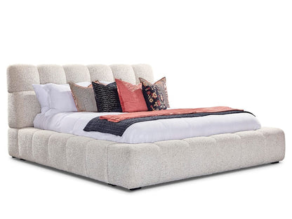 Parker House - Sleep Escape - Fluffy River Rock King Upholstered Bed - BESC#9000-3-FYRR view 1