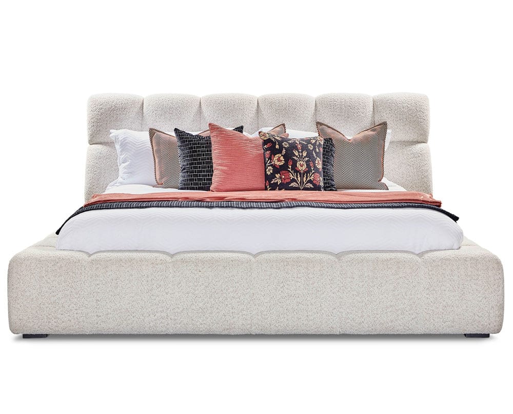Parker House - Sleep Escape - Fluffy River Rock King Upholstered Bed - BESC#9000-3-FYRR view 2