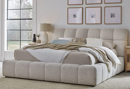Parker House - Sleep Escape - Fluffy River Rock Queen Upholstered Bed - BESC#8000-3-FYRR view 7
