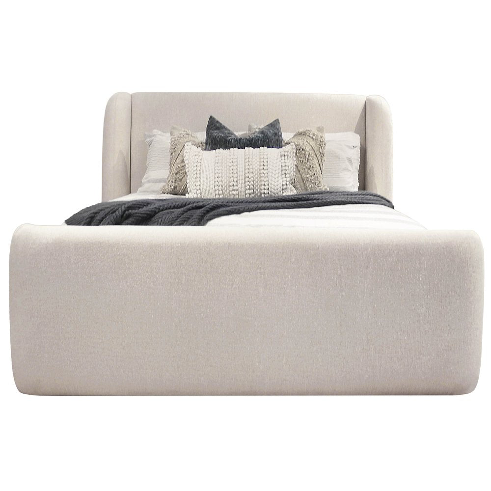 Parker House - Sleep Shiloh - White Mocha Queen Wingback Upholstered Bed - White Mocha - BSHI#8000-3-WHMC view 7