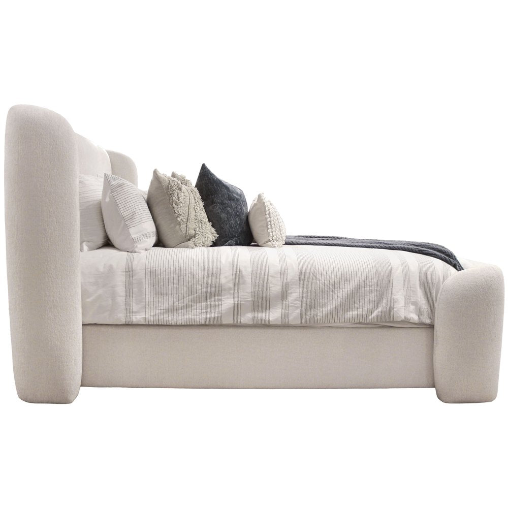 Parker House - Sleep Shiloh - White Mocha Queen Wingback Upholstered Bed - White Mocha - BSHI#8000-3-WHMC view 8