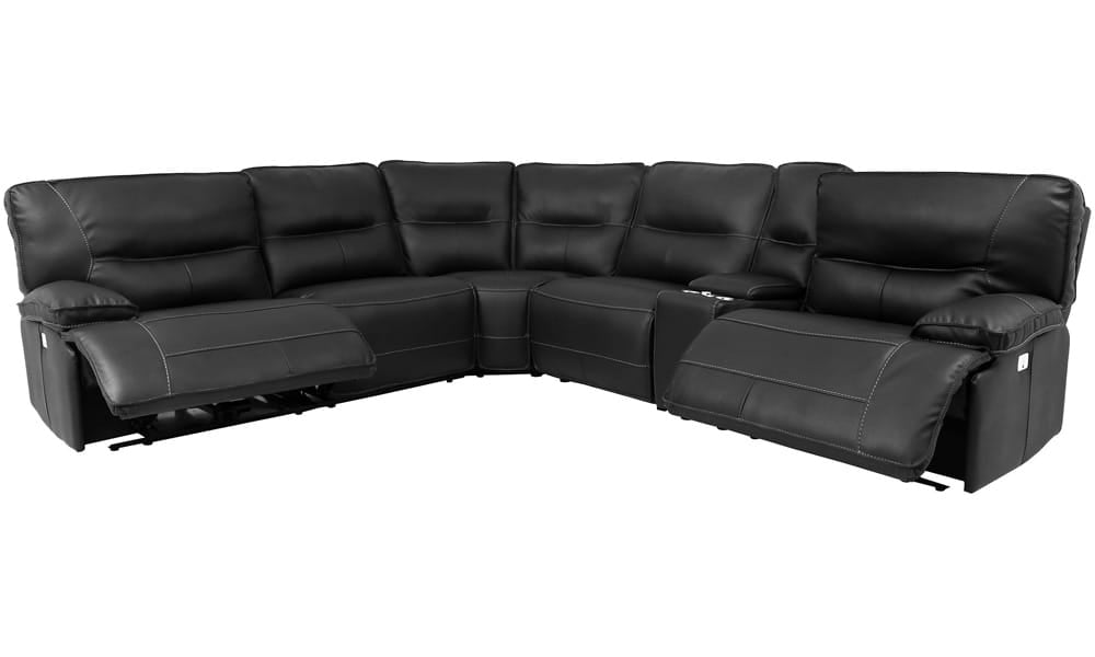 Parker House - Spartacus Black 6-Piece Sectional - Package A - MSPA-PACKA(H)-BLC view 3