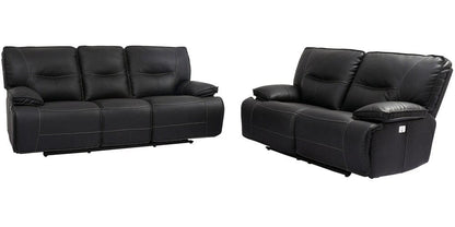 Parker House - Spartacus - Black Power Reclining Sofa and Loveseat - MSPA-32PH-BLC view 3