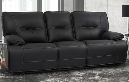 Parker House - Spartacus - Black Power Reclining Sofa and Two Recliners - MSPA-311PH-BLC view 2