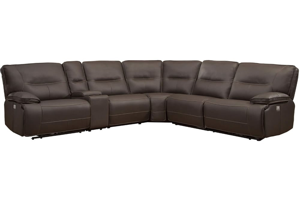 Parker House - Spartacus Chocolate 6-Piece Sectional - Package A - MSPA-PACKA(H)-CHO view 1