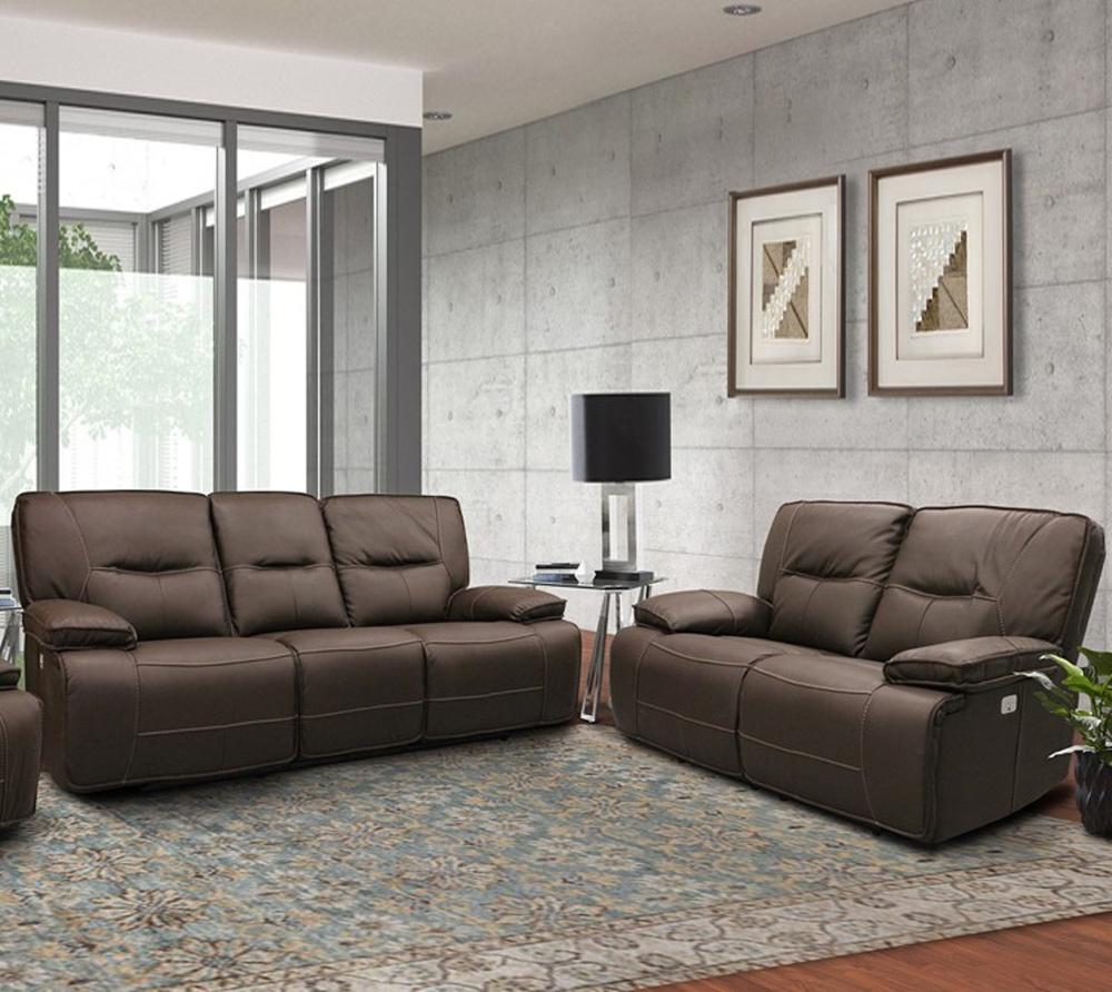 Parker House - Spartacus - Chocolate Power Reclining Sofa and Loveseat - MSPA-32PH-CHO view 2