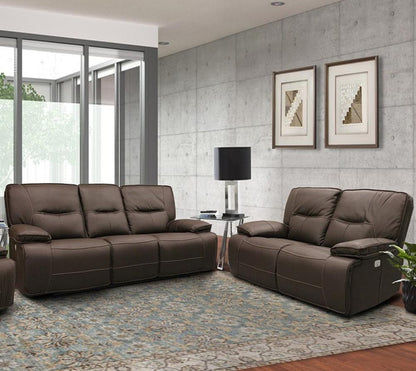 Parker House - Spartacus - Chocolate Power Reclining Sofa and Loveseat - MSPA-32PH-CHO view 2
