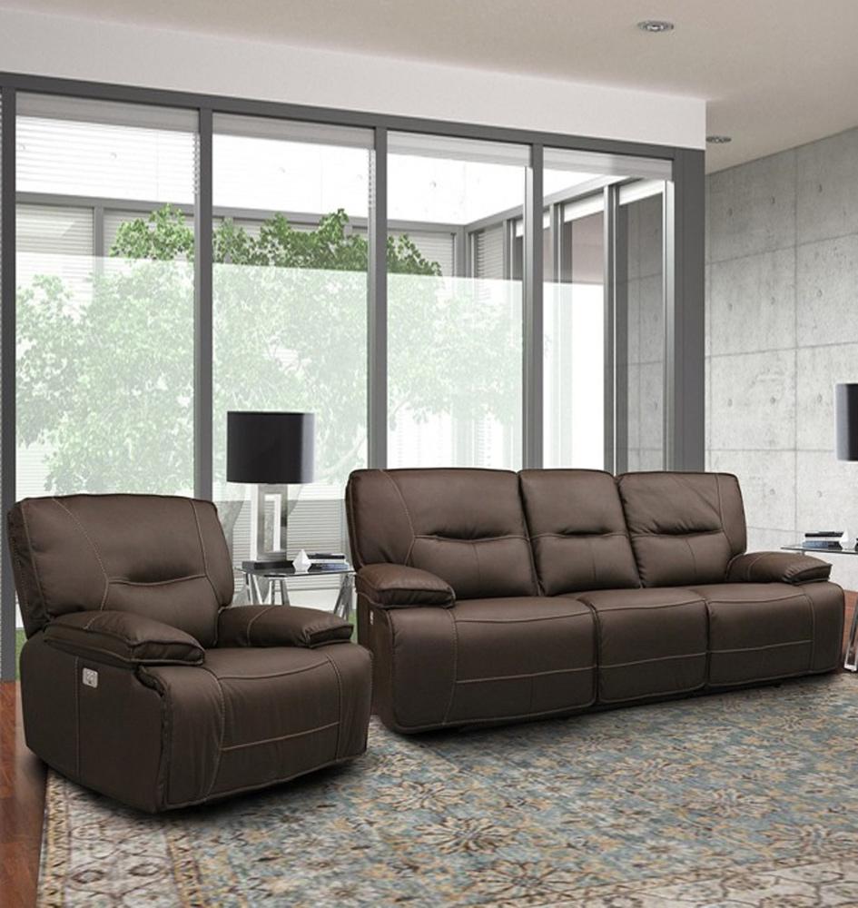Parker House - Spartacus - Chocolate Power Reclining Sofa and Recliner - MSPA-31PH-CHO view 2