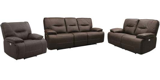 Parker House - Spartacus - Chocolate Power Reclining Sofa Loveseat and Recliner - MSPA-321PH-CHO view 1