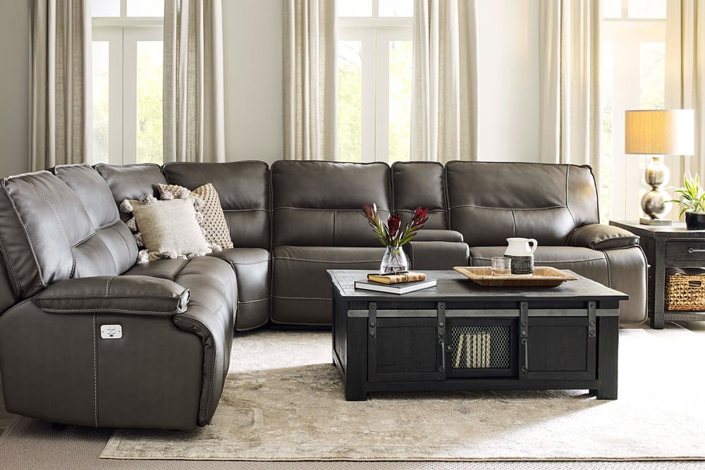 Parker House - Spartacus Haze 6-Piece Sectional - Package A - MSPA-PACKA(H)-HAZ view 9