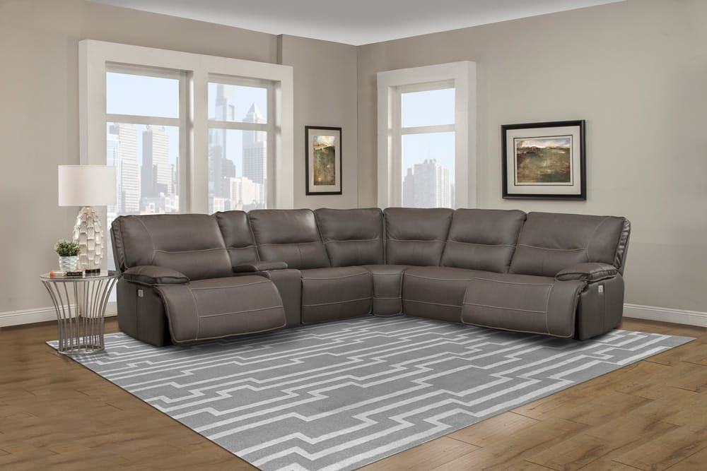 Parker House - Spartacus Haze 6-Piece Sectional - Package A - MSPA-PACKA(H)-HAZ view 10