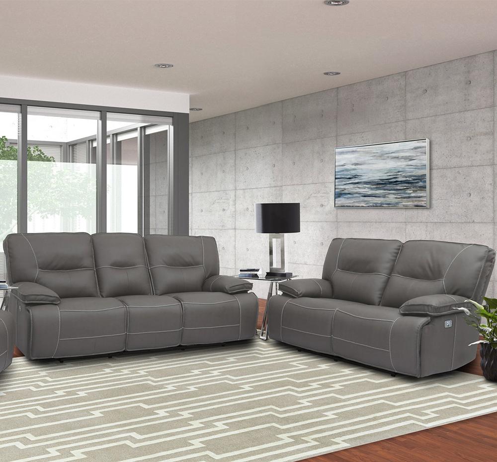 Parker House - Spartacus - Haze Power Reclining Sofa and Loveseat - MSPA-32PH-HAZ view 6