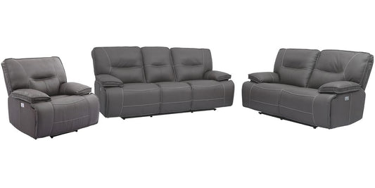 Parker House - Spartacus - Haze Power Reclining Sofa Loveseat and Recliner - MSPA-321PH-HAZ view 1