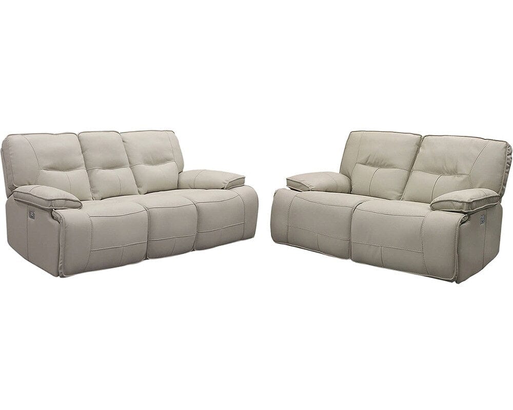 Parker House - Spartacus - Oyster Power Reclining Sofa and Loveseat - MSPA-32PH-OYS view 1