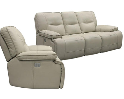 Parker House - Spartacus - Oyster Power Reclining Sofa and Recliner - MSPA-31PH-OYS view 1