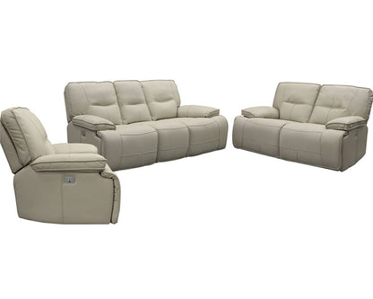 Parker House - Spartacus - Oyster Power Reclining Sofa Loveseat and Recliner - MSPA-321PH-OYS view 1