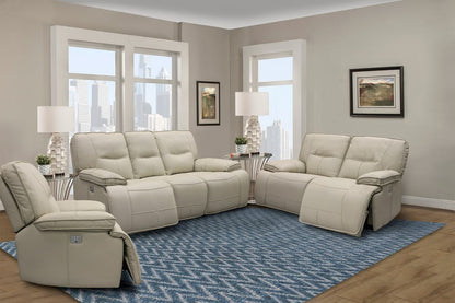 Parker House - Spartacus - Oyster Power Reclining Sofa Loveseat and Recliner - MSPA-321PH-OYS view 6