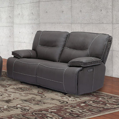 Parker House - Spartacus Power Loveseat in Haze - MSPA822PH-HAZ view 2