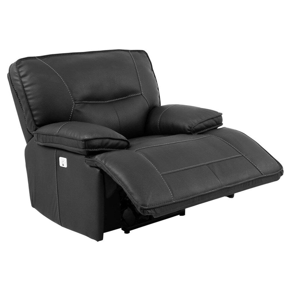 Parker House - Spartacus Power Recliner in Black - MSPA812PH-BLC view 2