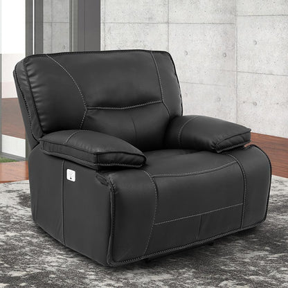 Parker House - Spartacus Power Recliner in Black - MSPA812PH-BLC view 3