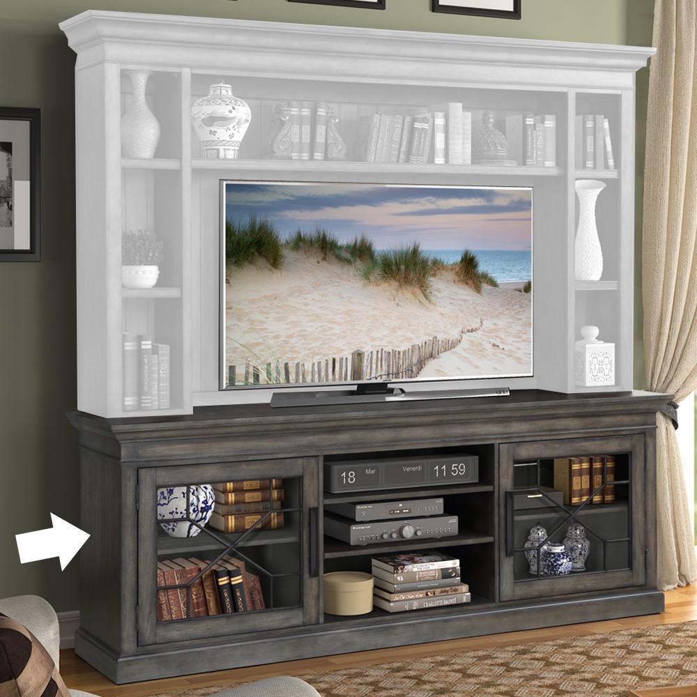 Parker House - Sundance 92 in. TV Console in Smokey Grey - SUN92-SGR veiw 1